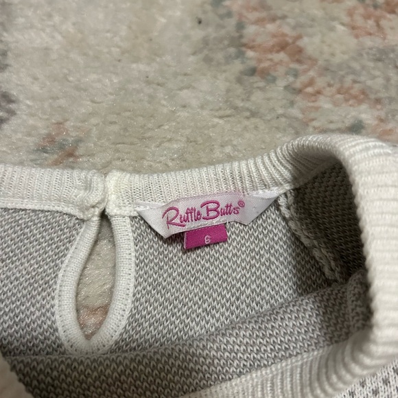 Ruffle Butts girls sweater dress size 6 - Picture 3 of 6